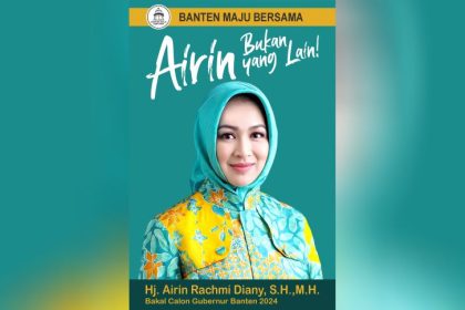 Calon Gubernur Banten 2024, Airin Rachmi Diany [Designs Vector]